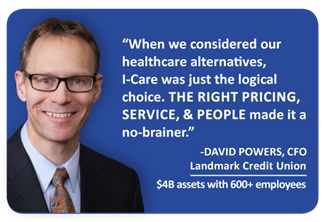 David Powers, CFO at Landmark Credit Union sharing quote